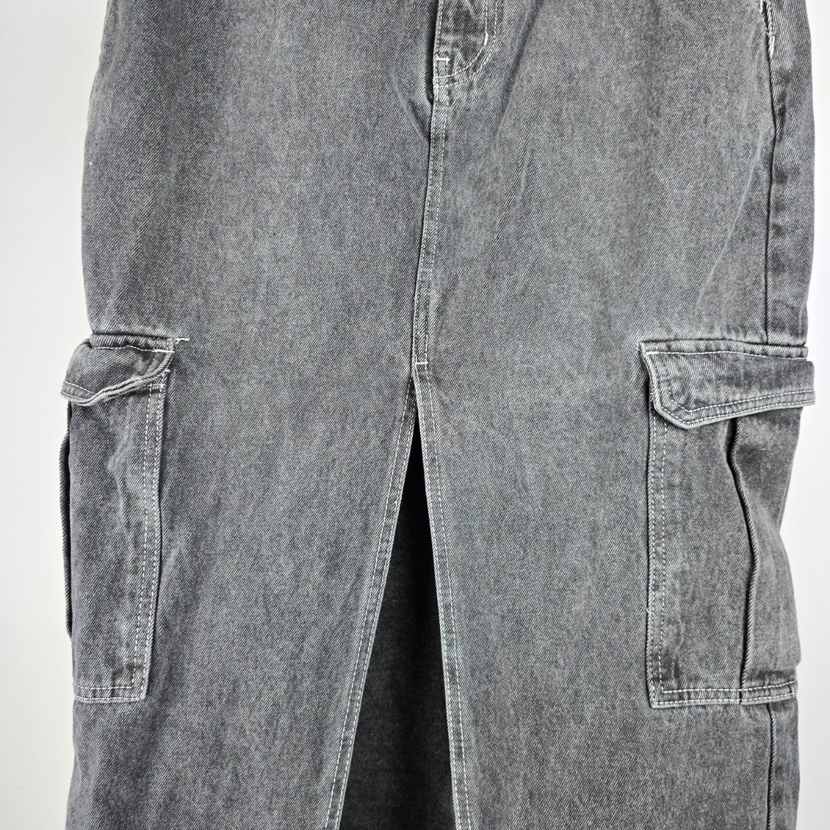 Black Denim Maxi Skirt Size 9
