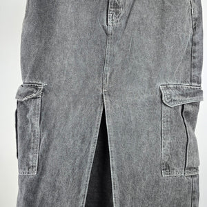 Black Denim Maxi Skirt Size 9