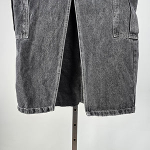 Black Denim Maxi Skirt Size 9