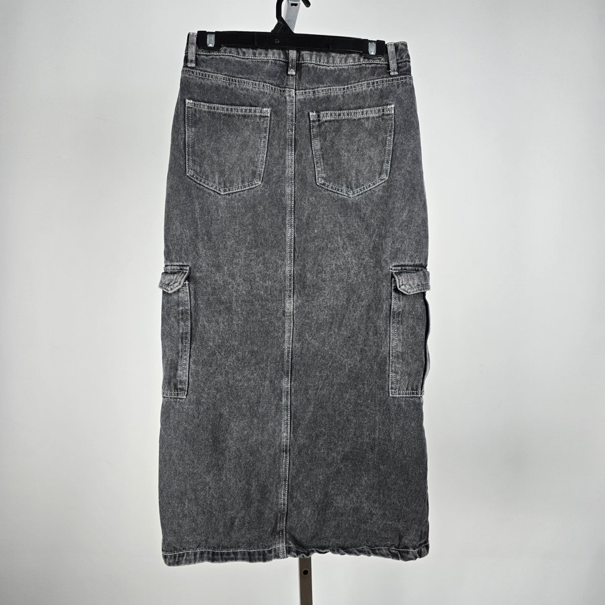 Black Denim Maxi Skirt Size 9