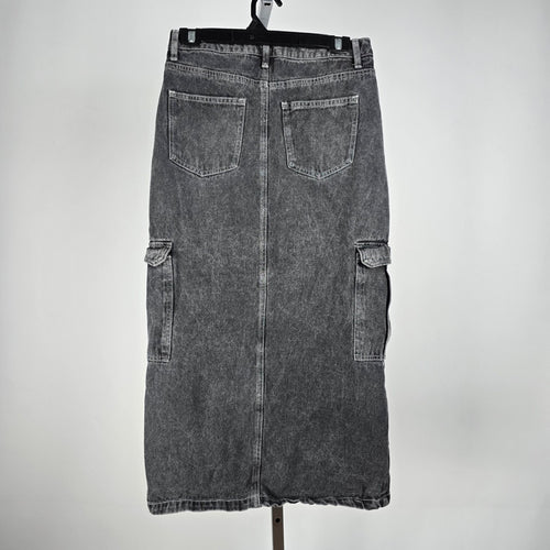 Black Denim Maxi Skirt Size 9