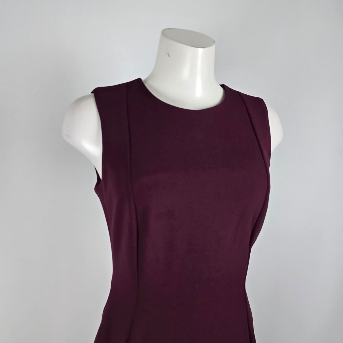 Calvin Klein Purple Sleeveless Sheath Dress Size 6