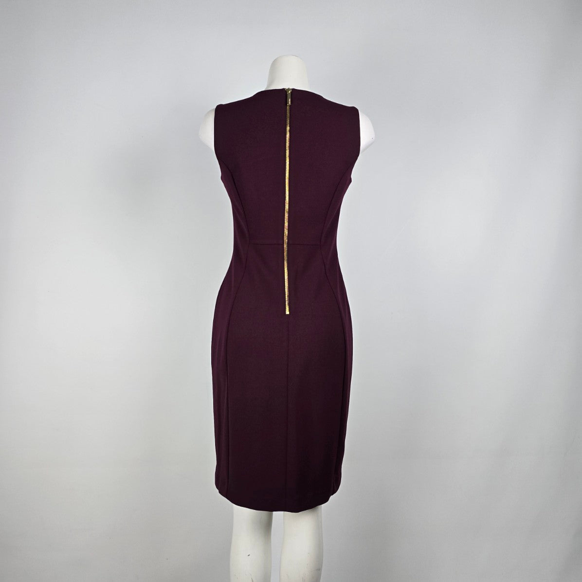 Calvin Klein Purple Sleeveless Sheath Dress Size 6
