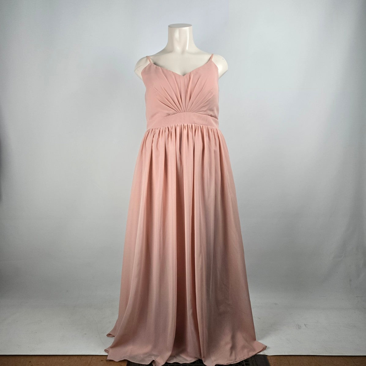 Pink Corset Back Event Dress Size XL