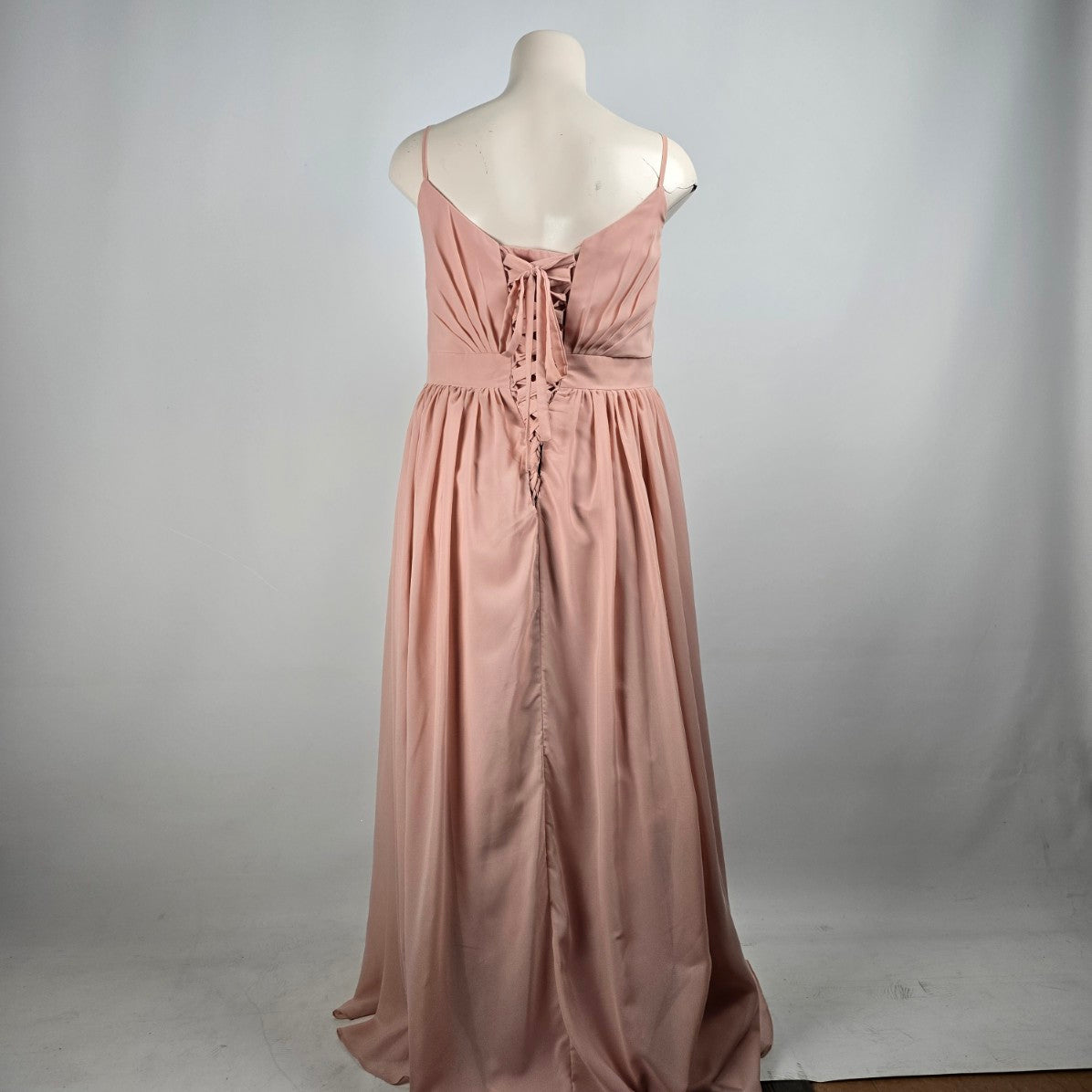 Pink Corset Back Event Dress Size XL