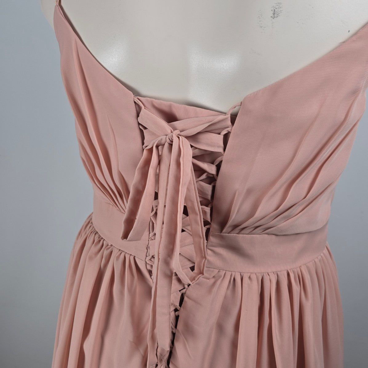 Pink Corset Back Event Dress Size XL