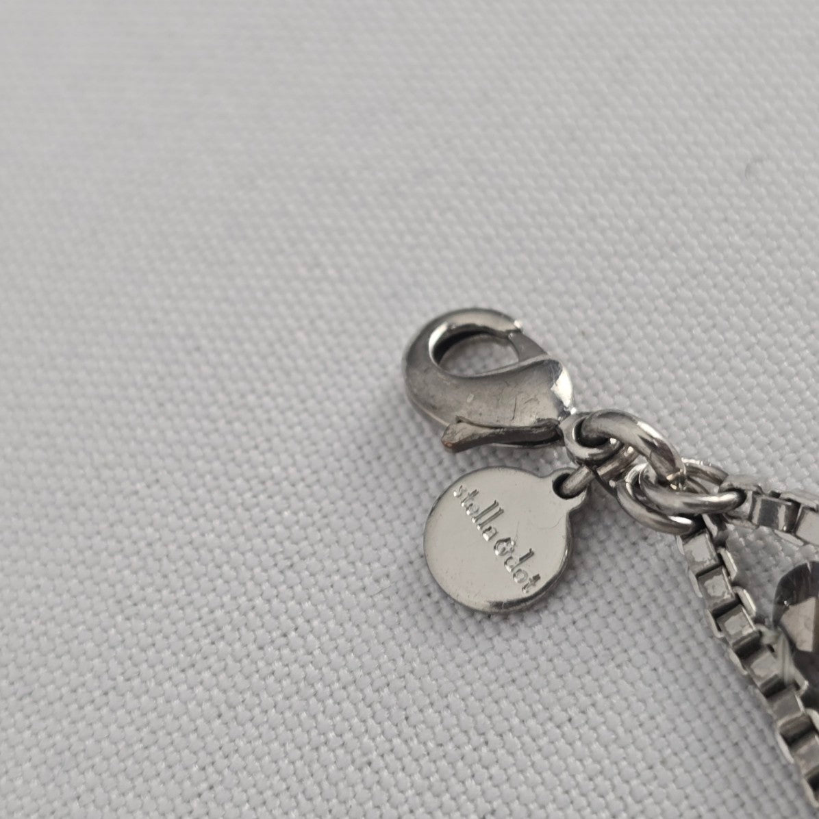 Stella & Dot Silver & Gold Chain Wrap Bracelet