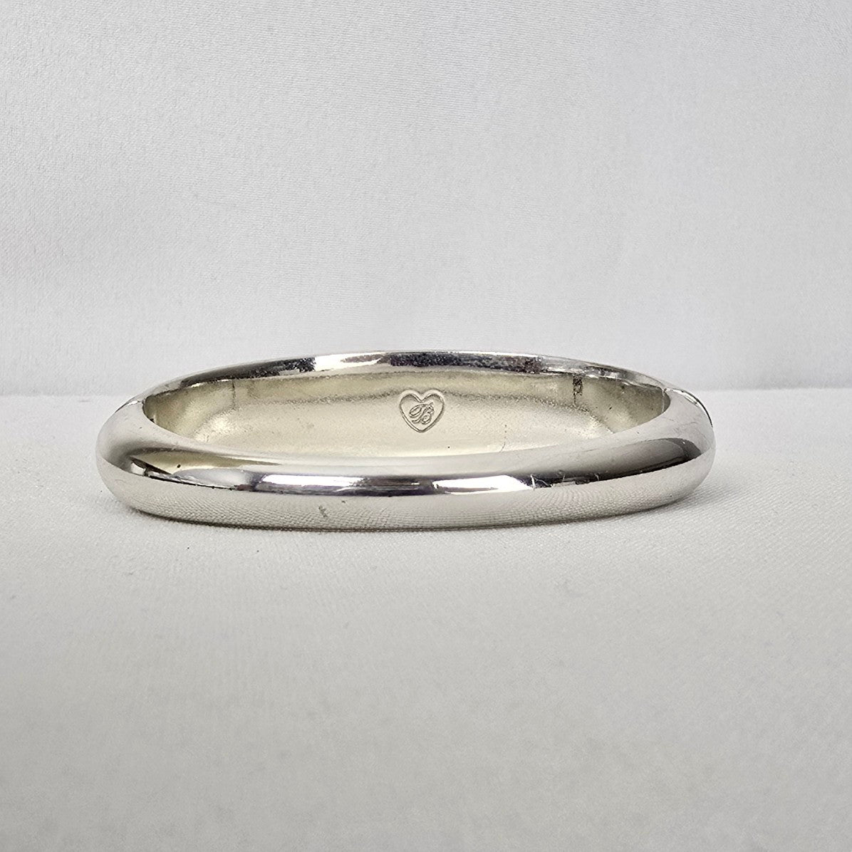 Brighton Silver Etched Yellow Crystal Hinge Bracelet