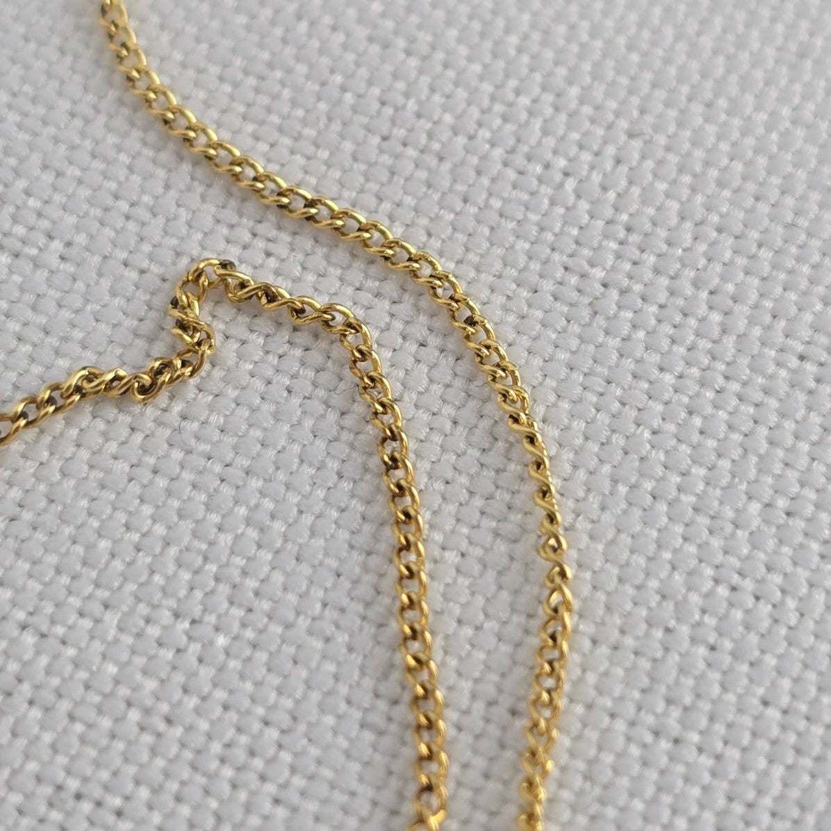 Vintage Gold Fill Faced Crystal Heart Pendant Necklace & Earring Set