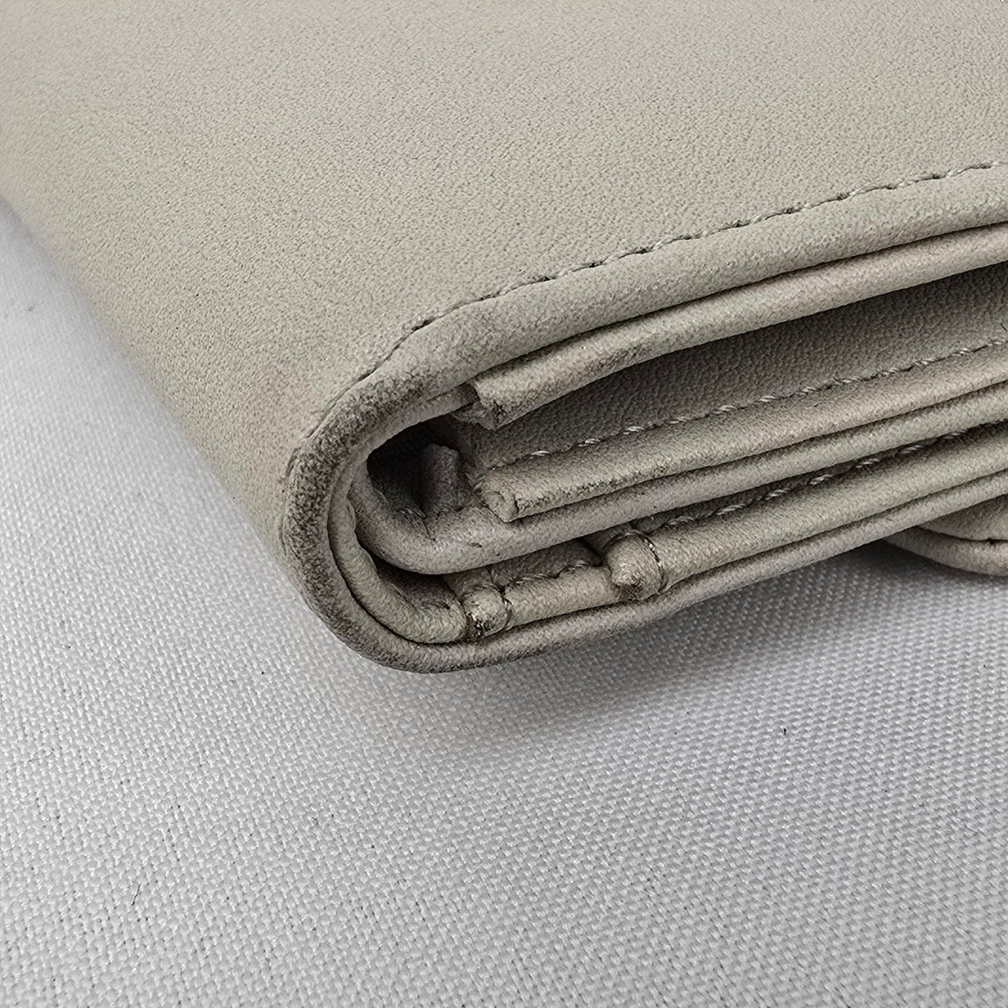 Roots Grey Fold Over Wallet