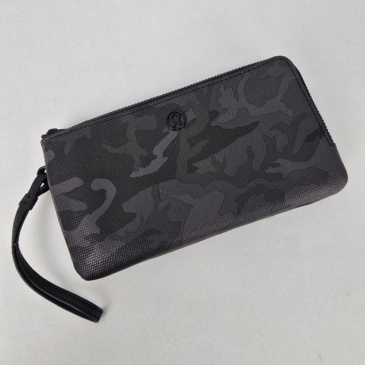 Lululemon Double Up Pouch Spray Dye Grey Wallet