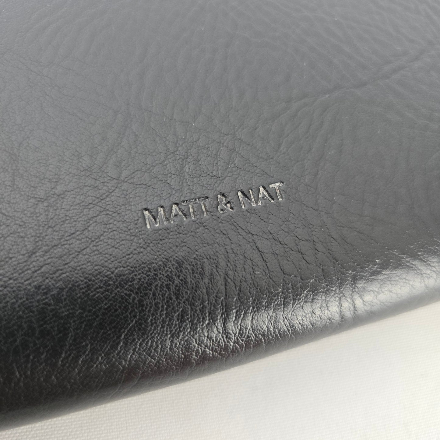 Matt & Nat Black Vegan Zip Around Wallet