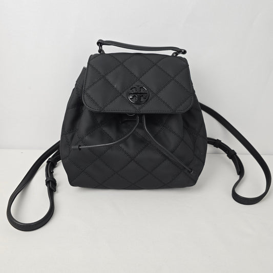 Tory Burch Willa Matte Black Backpack