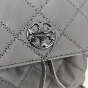 Tory Burch Willa Matte Black Backpack