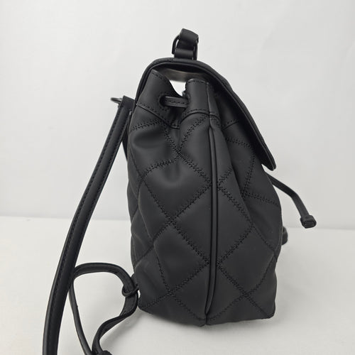 Tory Burch Willa Matte Black Backpack
