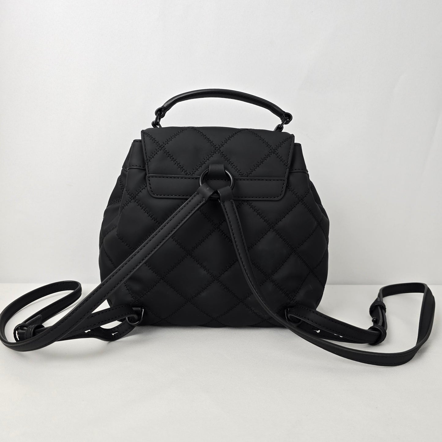 Tory Burch Willa Matte Black Backpack