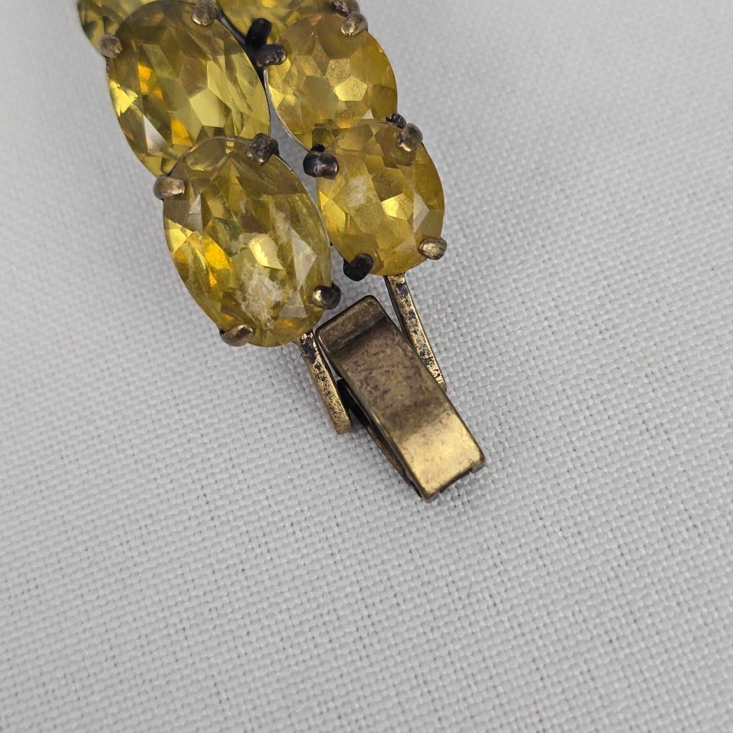 J Crew Yellow Rhinestone Bracelet