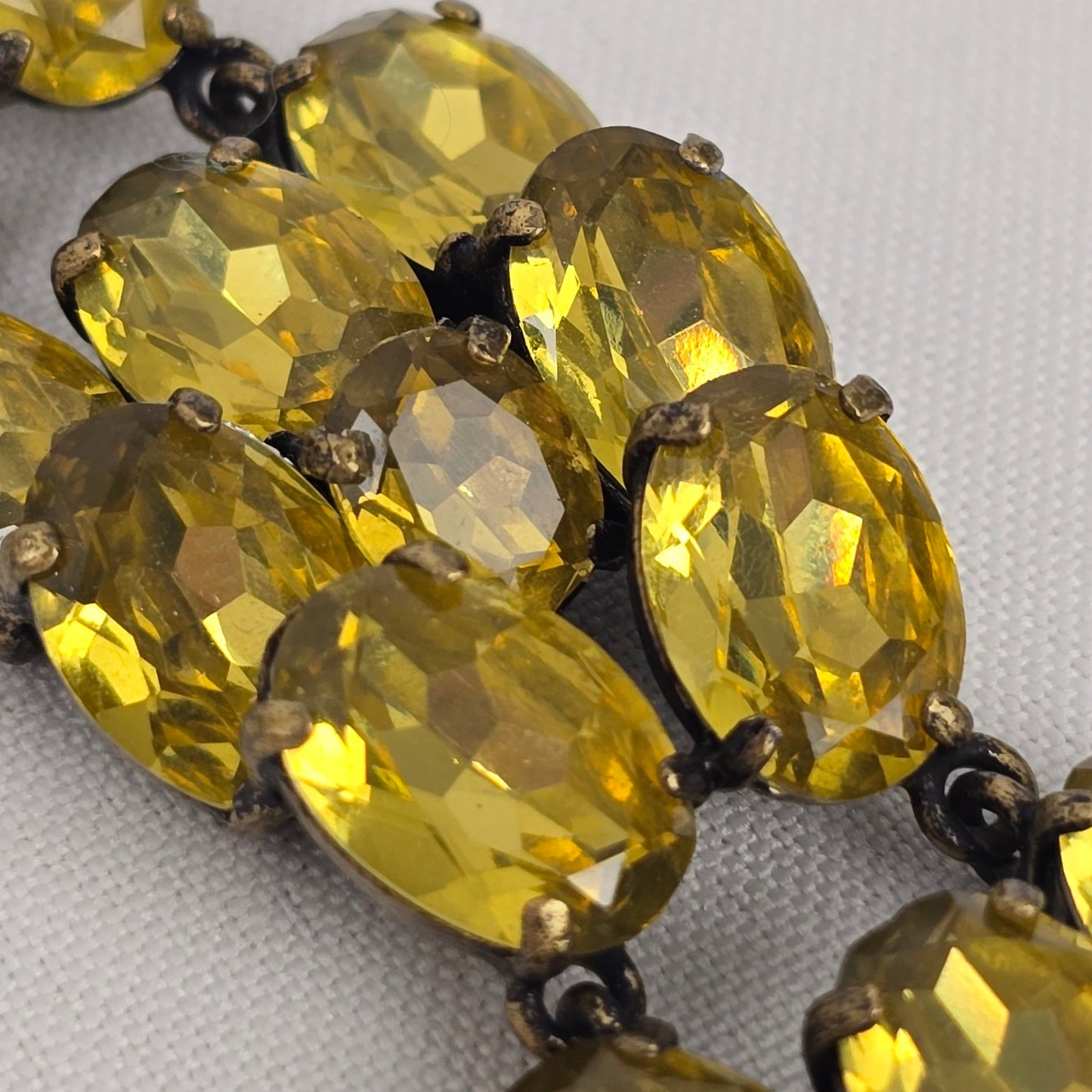 J Crew Yellow Rhinestone Bracelet