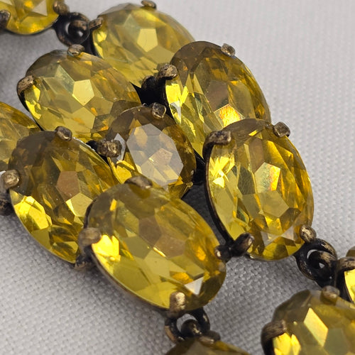 J Crew Yellow Rhinestone Bracelet