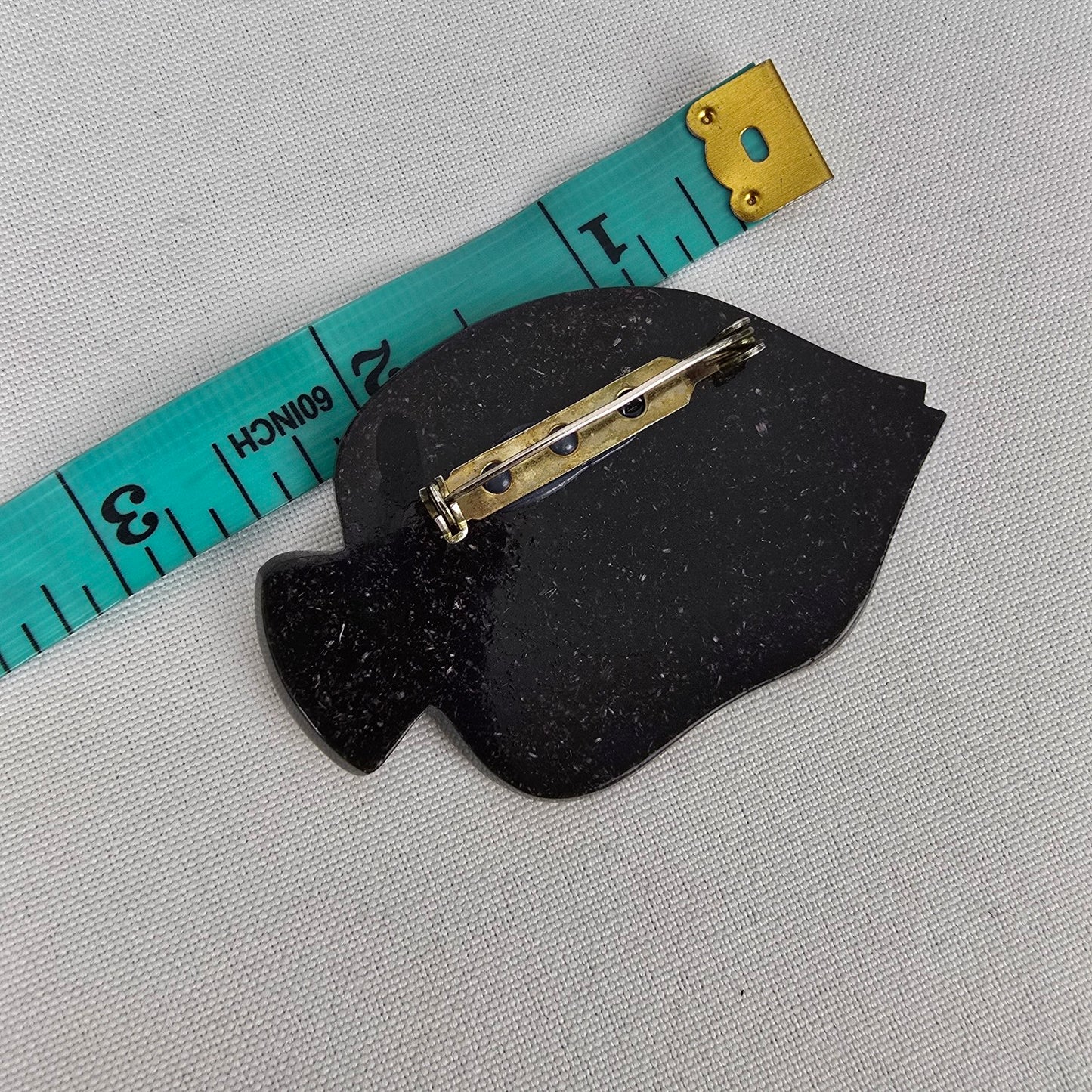 Vintage Resin Fish Brooch