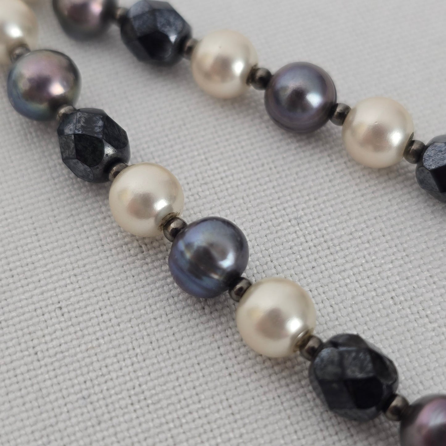 Dyrberg Kern Pearl & Faceted Glass Bead Bracelet