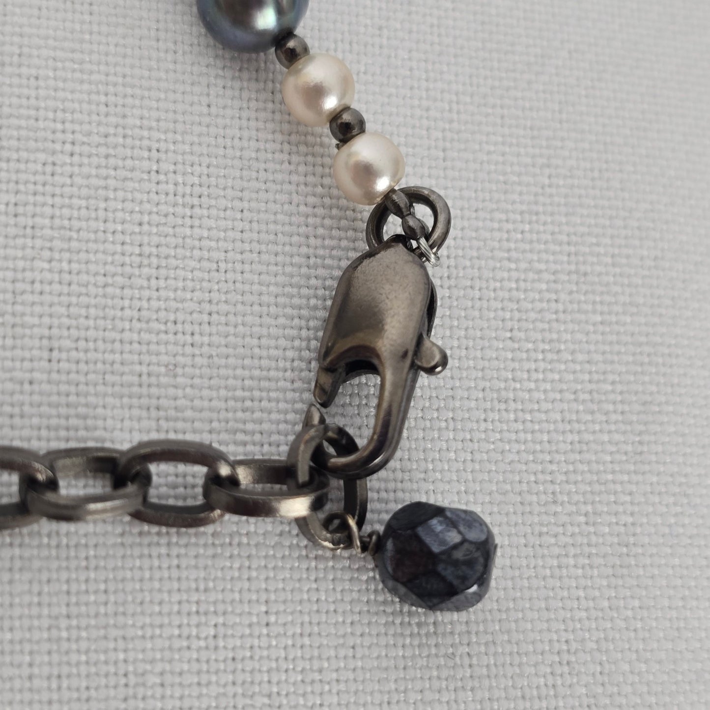 Dyrberg Kern Pearl & Faceted Glass Bead Bracelet