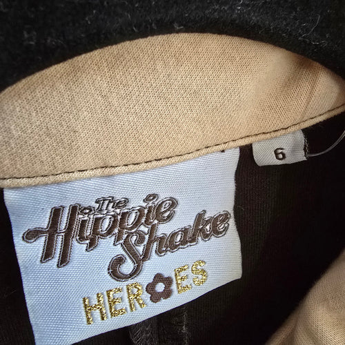 The Hippie Shake Brown Flare Leg Jumpsuit Size 6