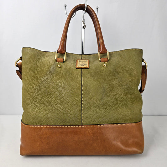 Dooney & Bourke Green Nubuck Suede & Leather Chelsea Purse