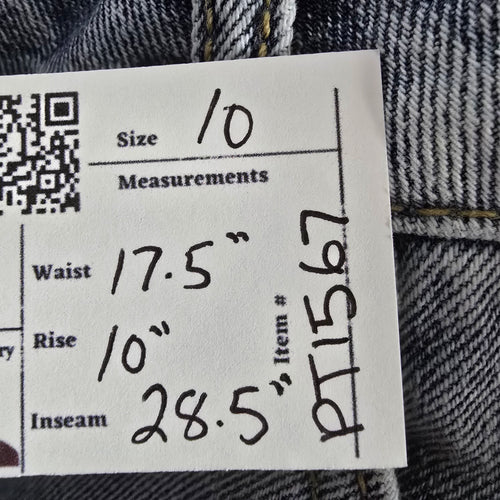 Cabi Jeans 100% bf Light Wash Distressed Denim Jeans Size 10