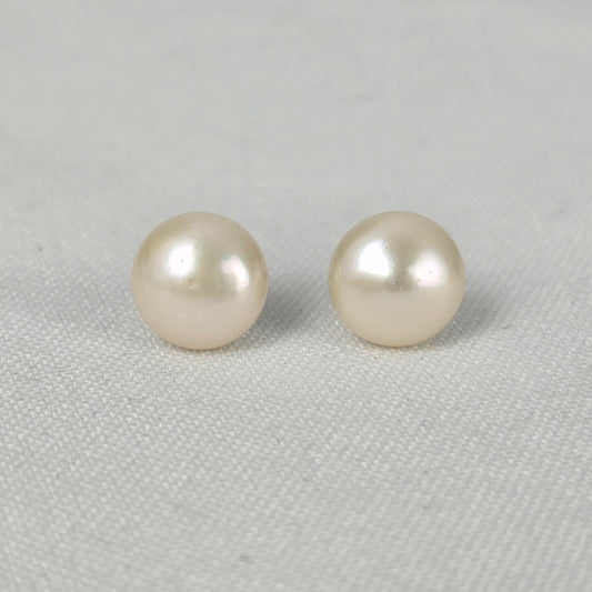 Pearl 925 Post Stud Earrings
