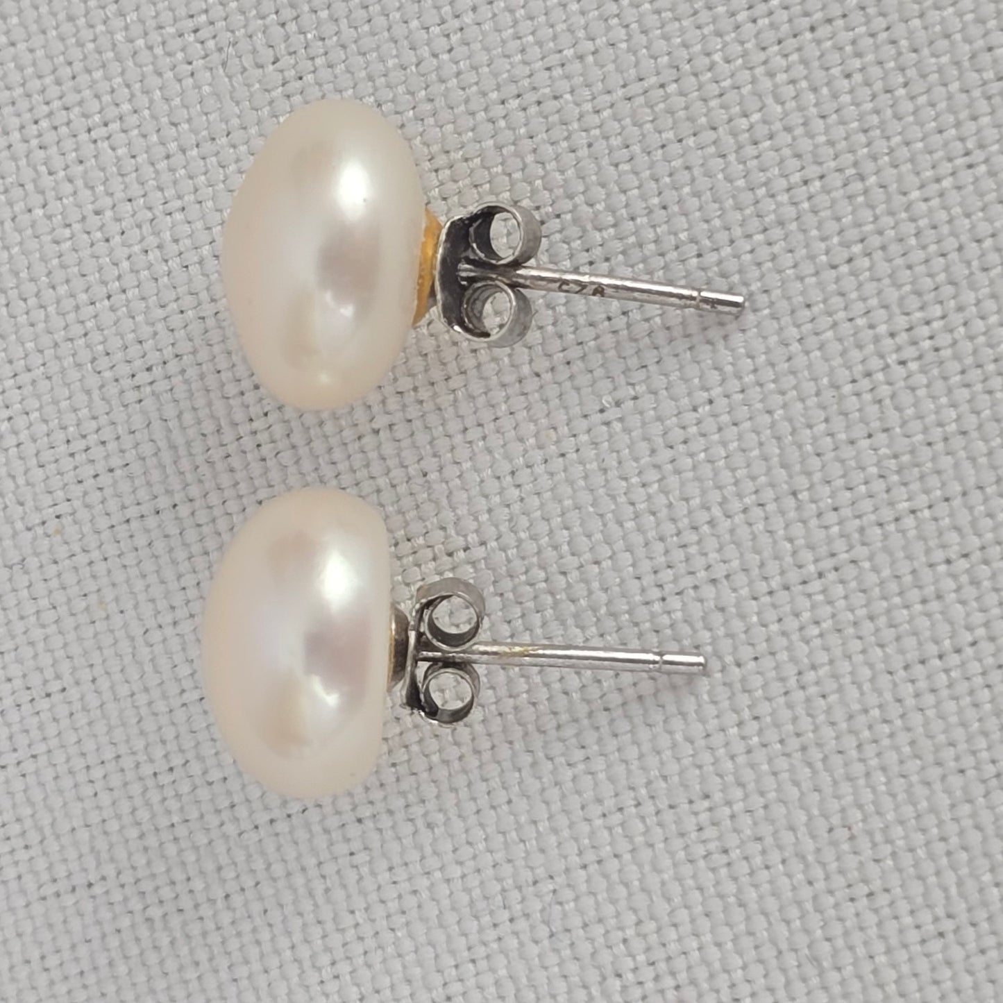 Pearl 925 Post Stud Earrings