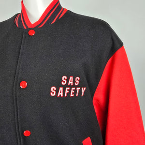 Vintage Red & Black Varsity Jacket Size M