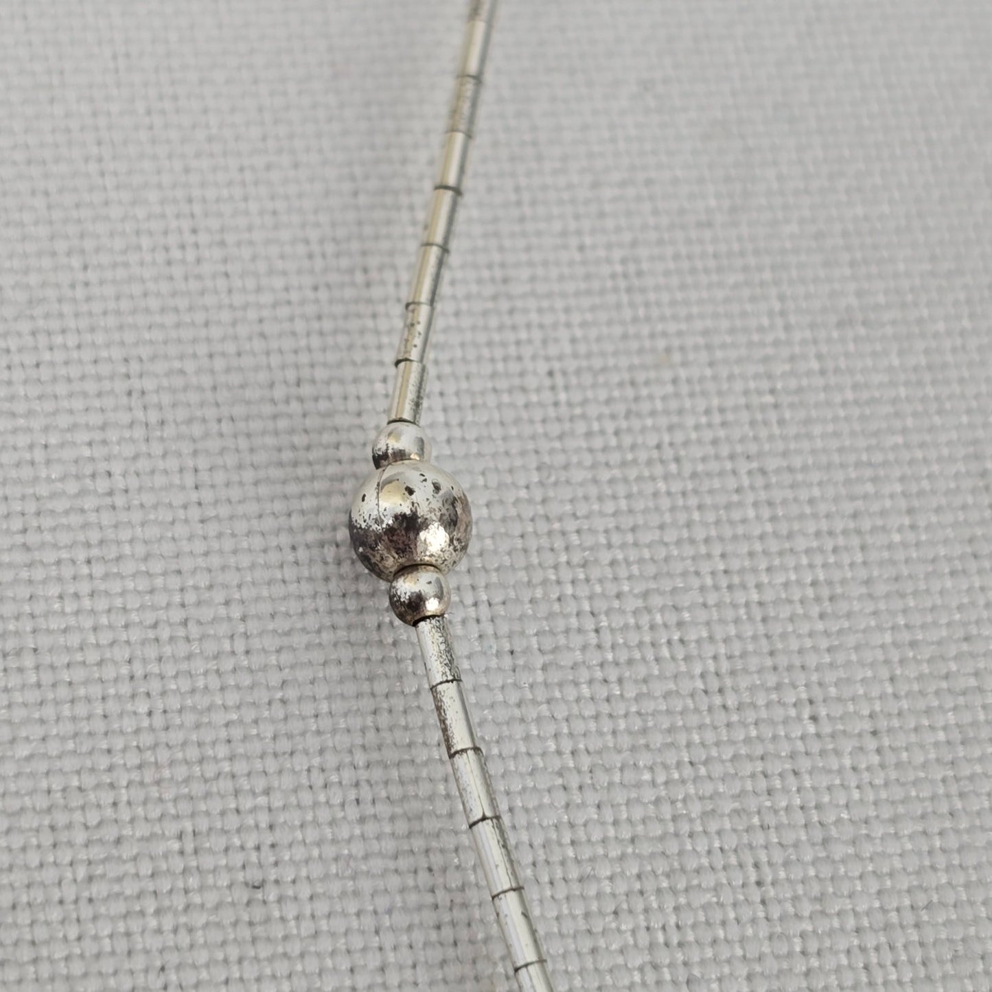 925 Sterling Faux Opal Pendant Necklace