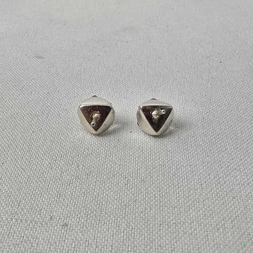 925 Sterling Cut Crystal Stud Earrings