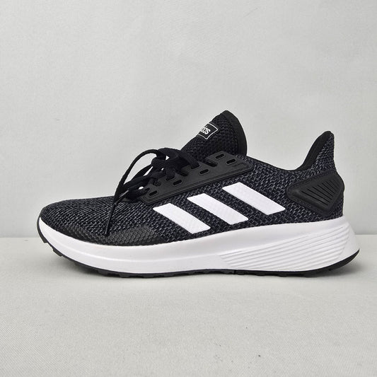 Adidas Duramo Black & White Lace Up Running Shoes Size 7