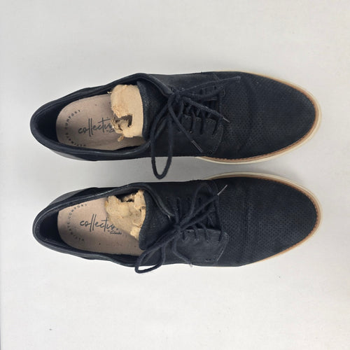 Collection By Clarks Black Lace Up Shoes Size 7.5