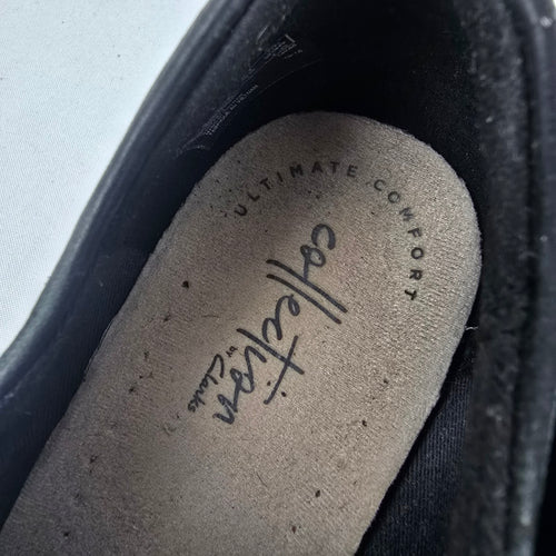 Collection By Clarks Black Lace Up Shoes Size 7.5