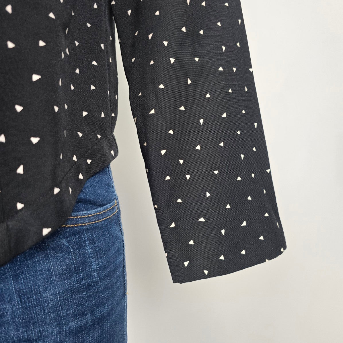 Vintage Premiere Class Black Button Up Blazer Jacket Size 12
