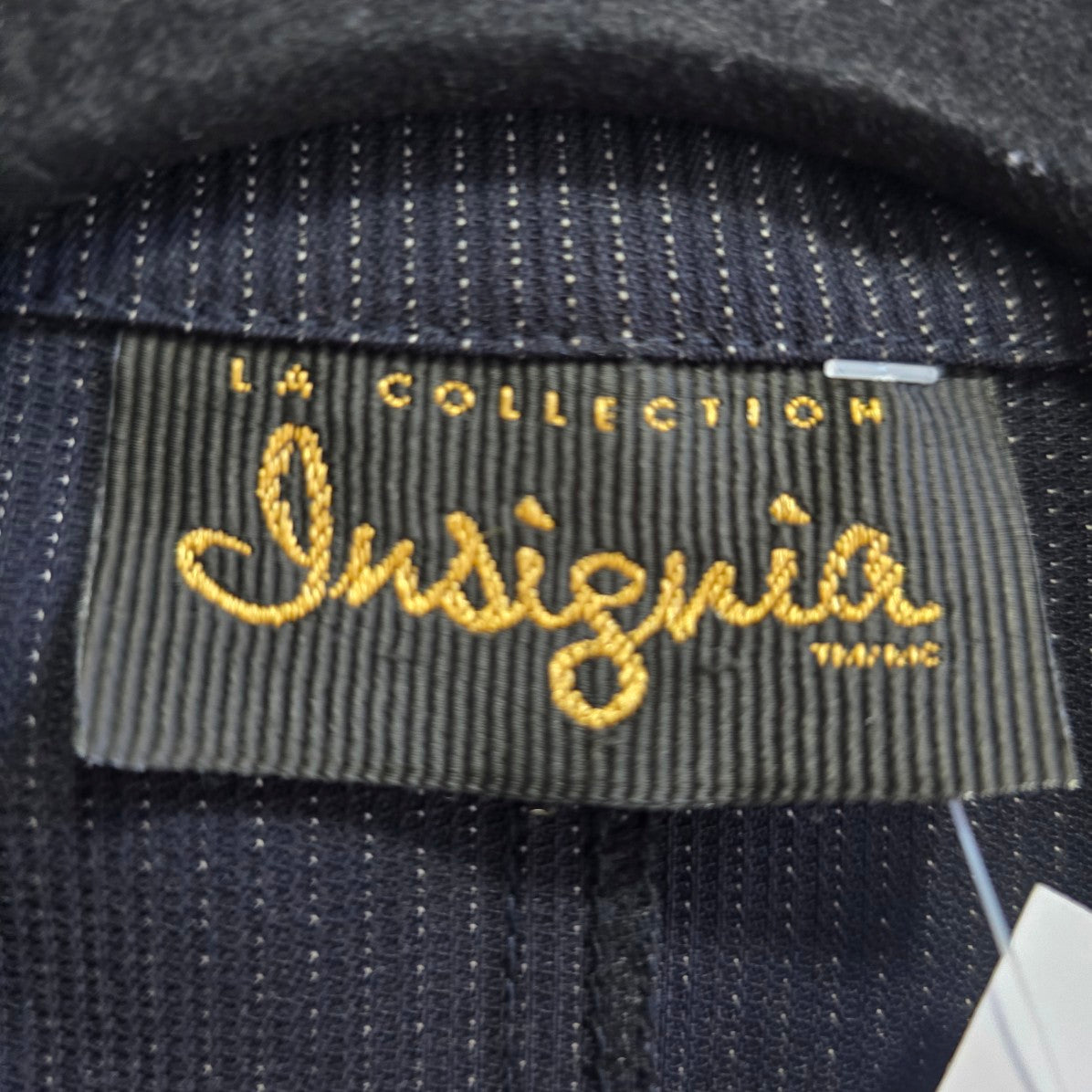 Vintage Insignia Navy Pin Stripe Button Up Blazer Size 8