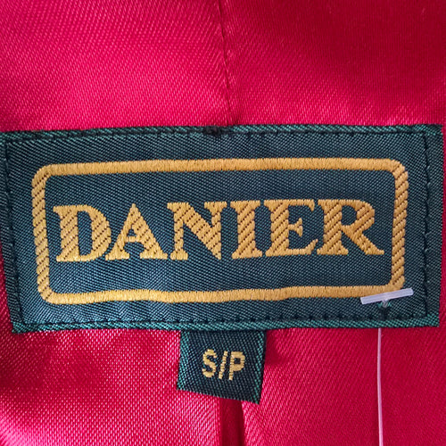 Vintage Danier Red Leather Jacket Size S/M