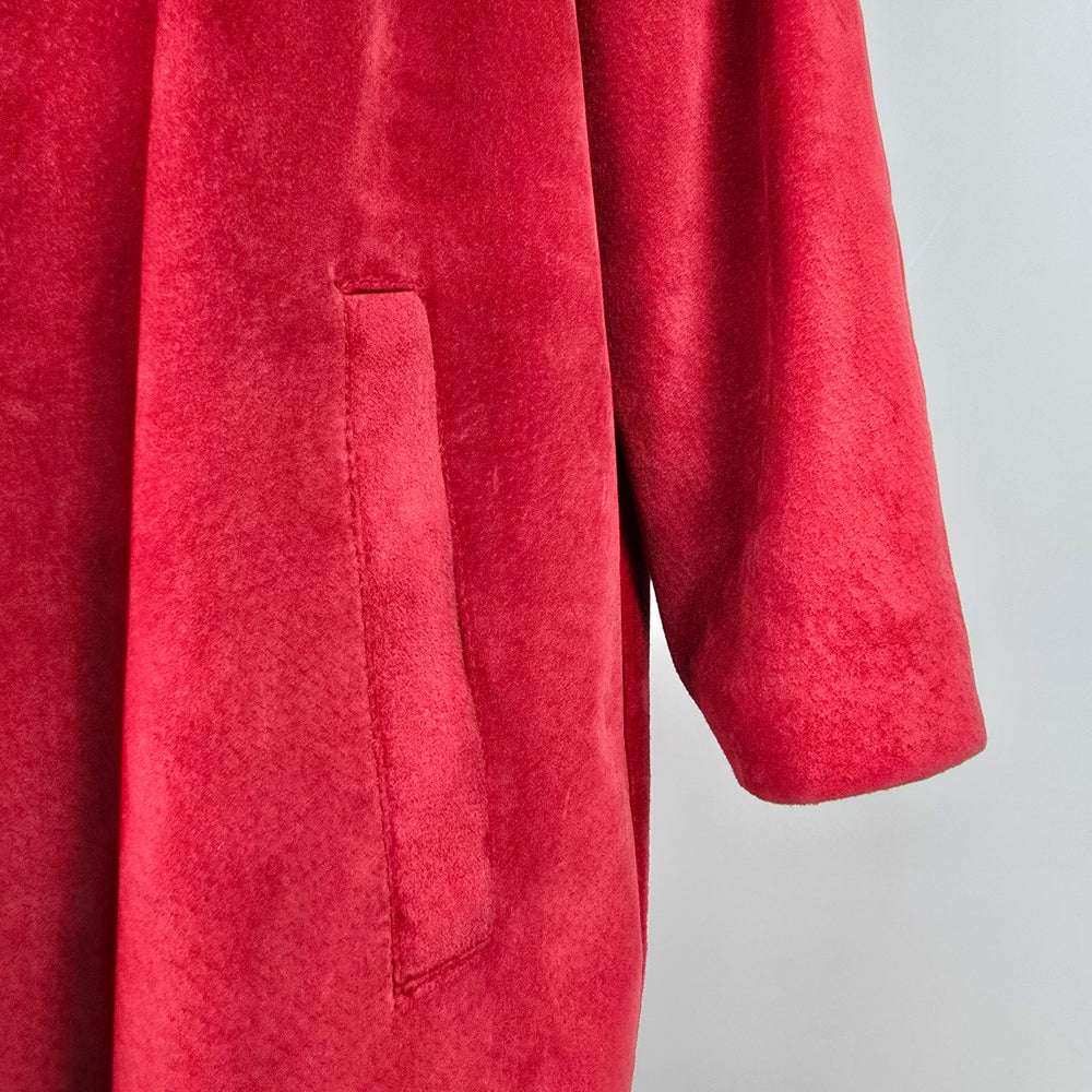 Vintage Danier Red Leather Jacket Size S/M