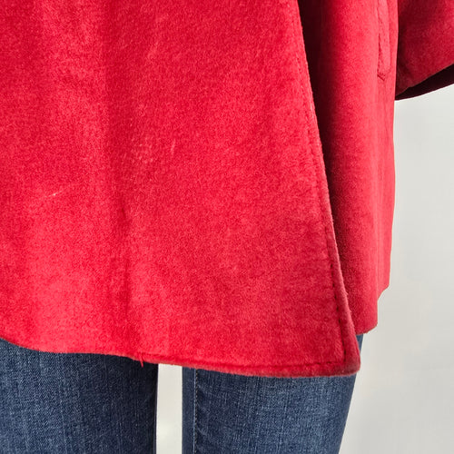 Vintage Danier Red Leather Jacket Size S/M