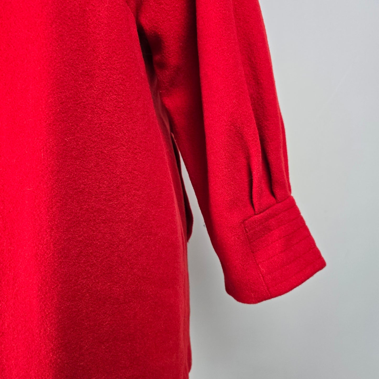 Vintage D'Allaird's Red Wool Button Up Jackett Size 16
