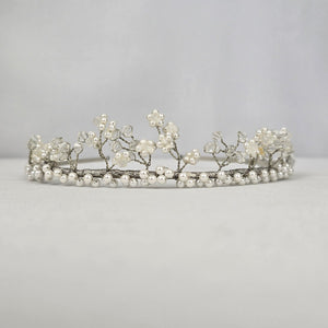 Crystal & Faux Pearl Bridal Hair Accessory