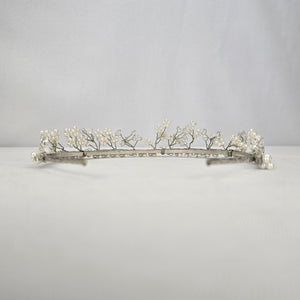 Crystal & Faux Pearl Bridal Hair Accessory