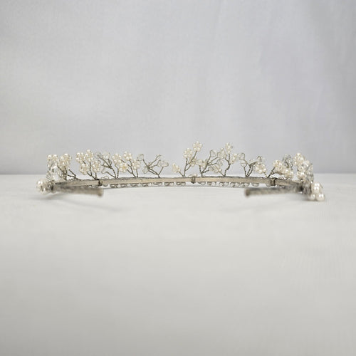 Crystal & Faux Pearl Bridal Hair Accessory