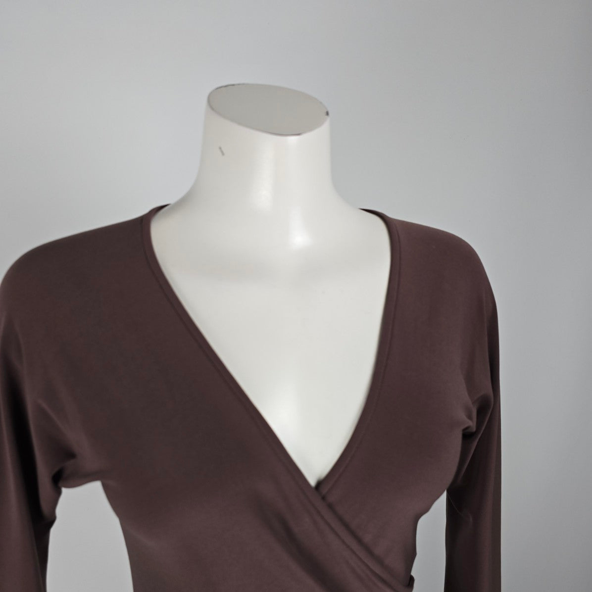 Joseph Ribkoff Brown Drop Waist Midi Dress Size 4