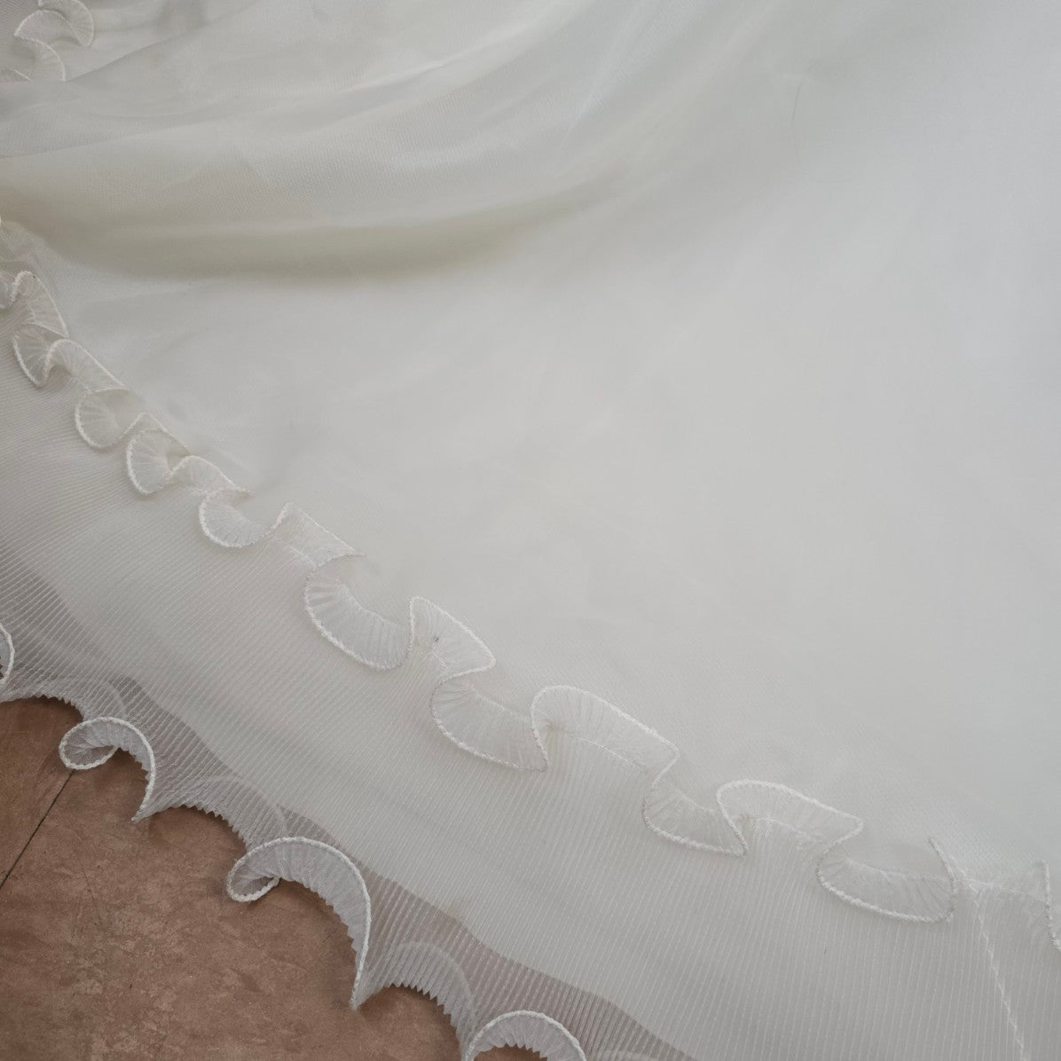 Vintage Party Time White Empire Waist Wedding Gown Size S