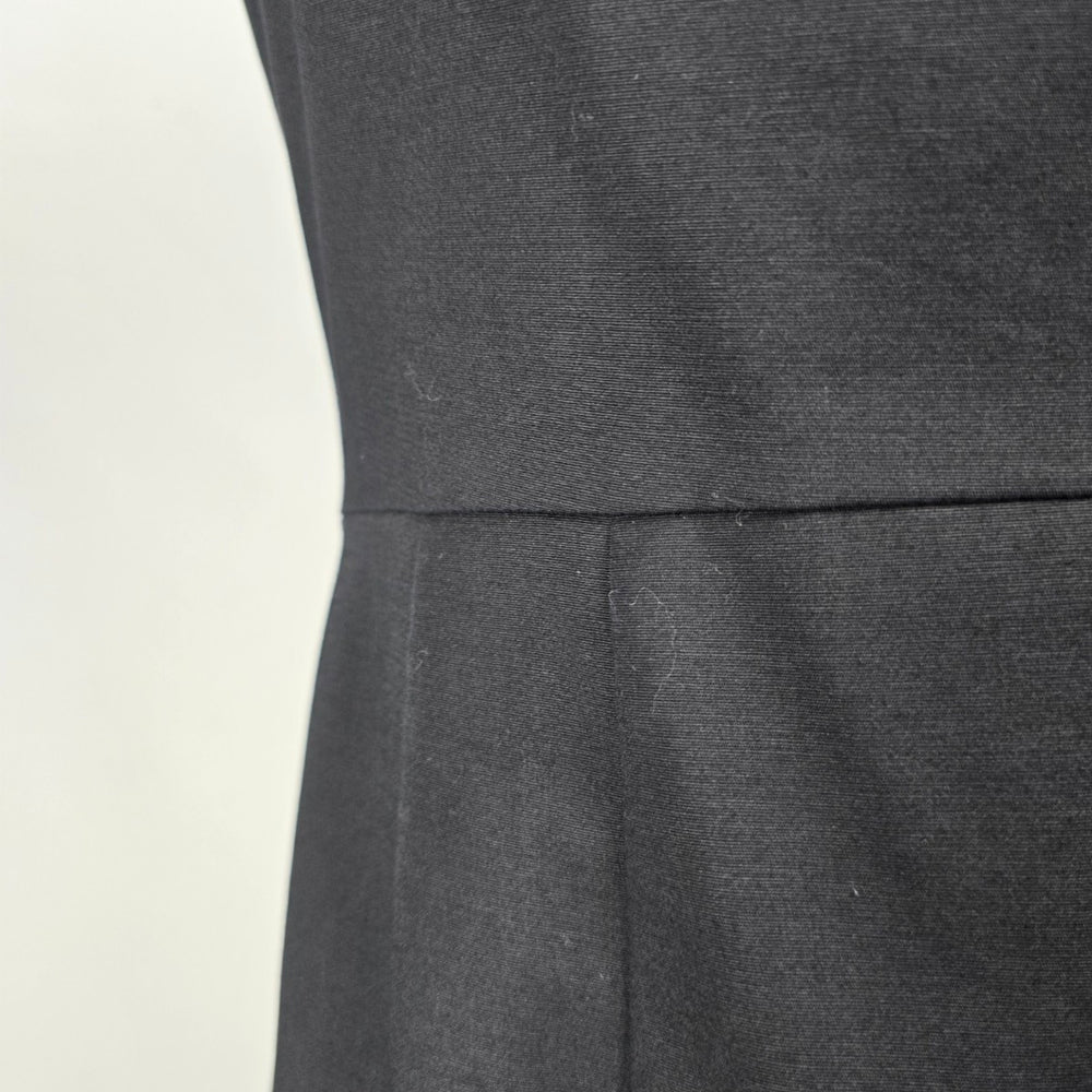 Tahari Black Cotton Sheath Mini Dress Size 6