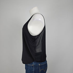 Abercrombie & Fitch Black Sleeveless Top Size L